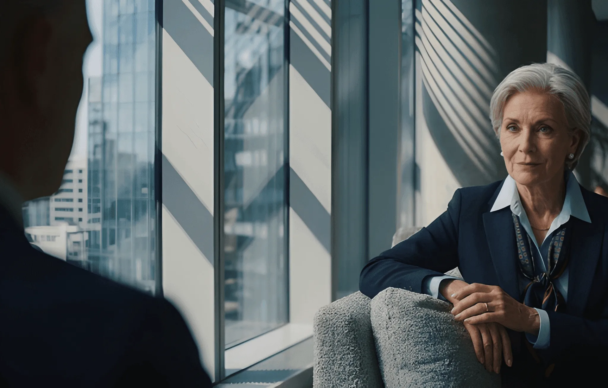 Chris Hylton, founder of CG Hylton Inc., photographed in the Calgary office